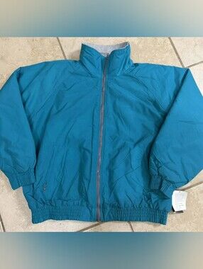 VTG Cold Storage Blue Windbreaker Jacket Mens 3XL BIG MANS Vintage 3X